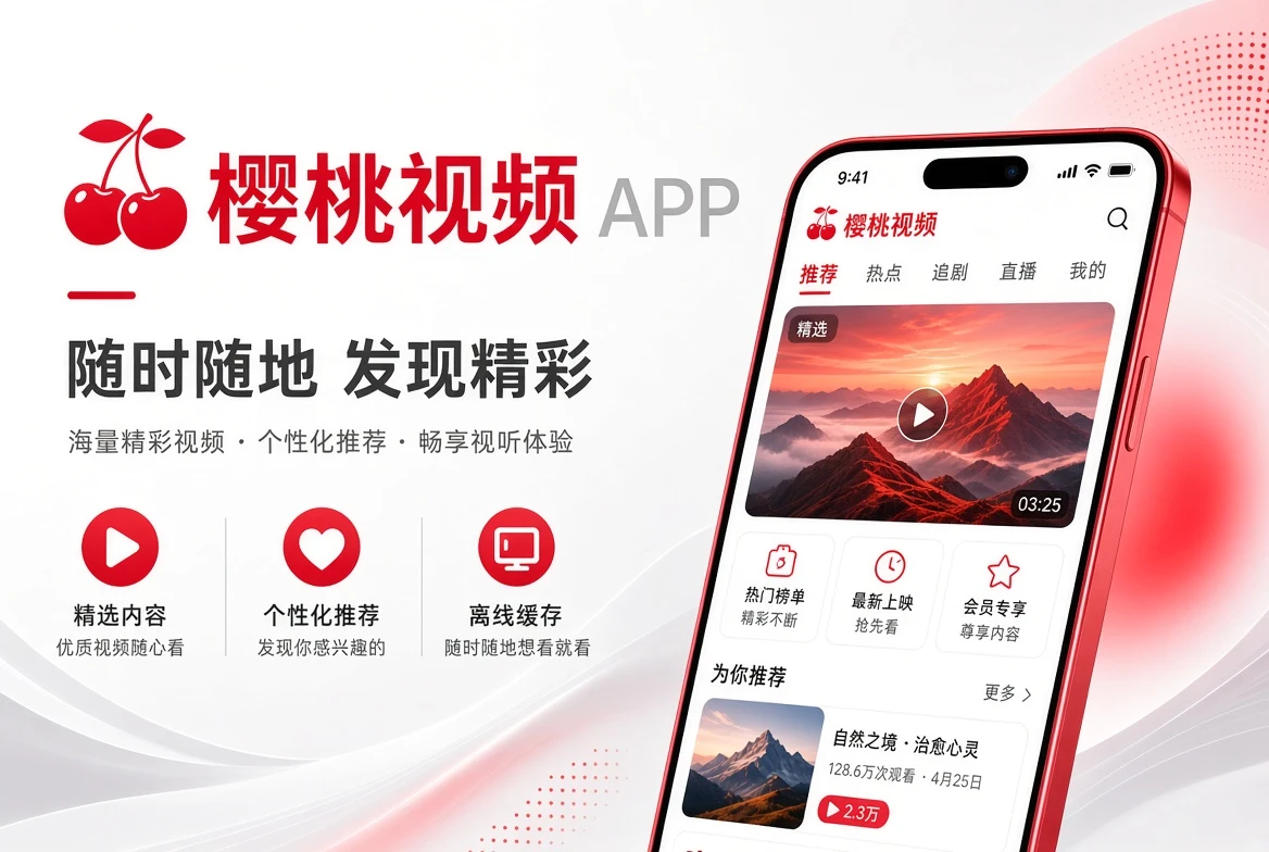 樱桃视频APP移动端画面